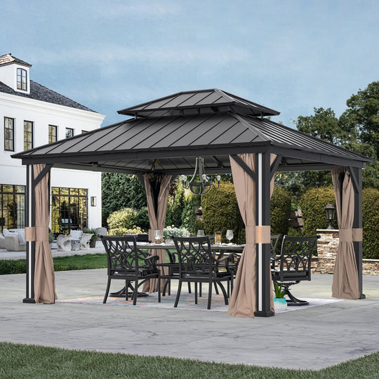 12x14 Four Seasons Aluminum Hardtop Gazebo