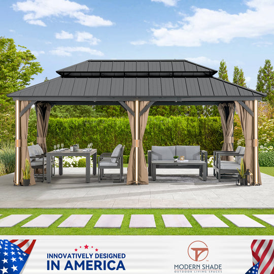12x20 Four Seasons Aluminum Hardtop Gazebo