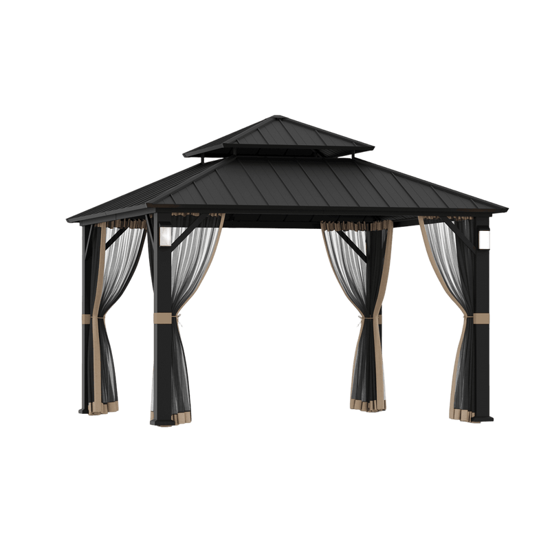 12'x12' The Horizon Metal Hardtop Gazebo