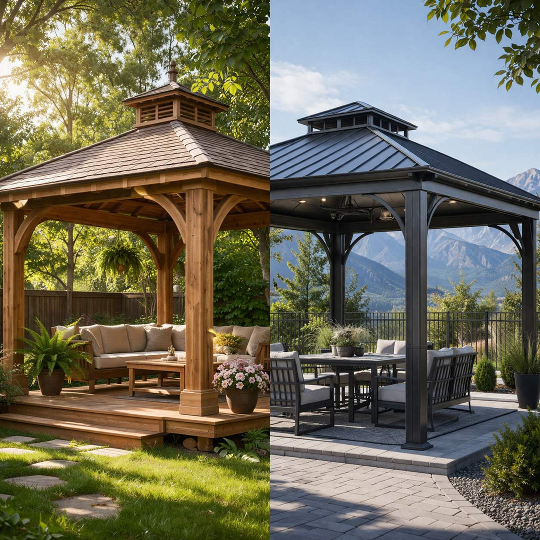 Wood vs Metal Gazebo: Which Outdoor Structure Is Best for Your Home?