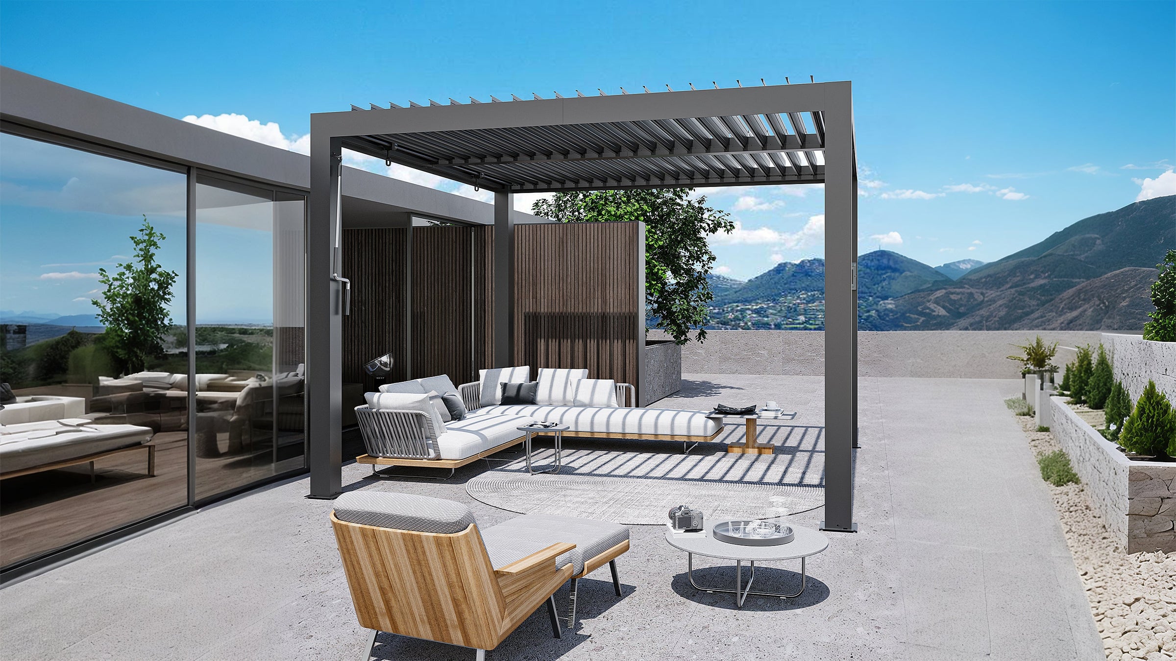 Louvered Pergola