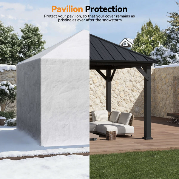 10'x10' Winter Cover for Hardtop Gazebo