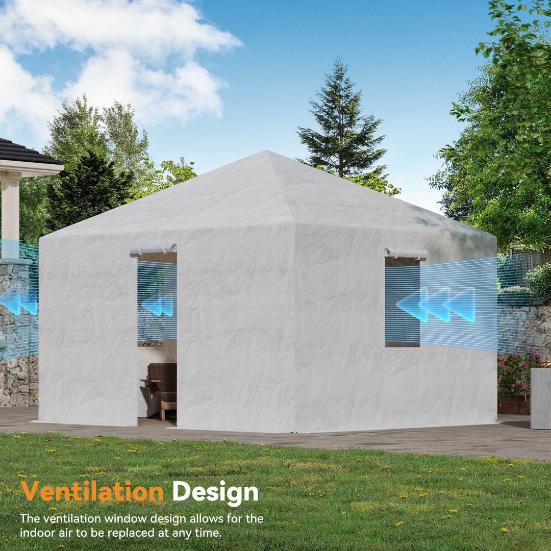 10'x12' Winterabdeckung für Hardtop-Gartenpavillon