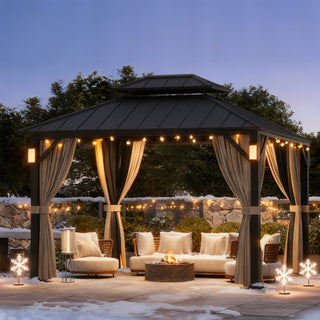 10x12 The Horizon Metal Hardtop Gazebo