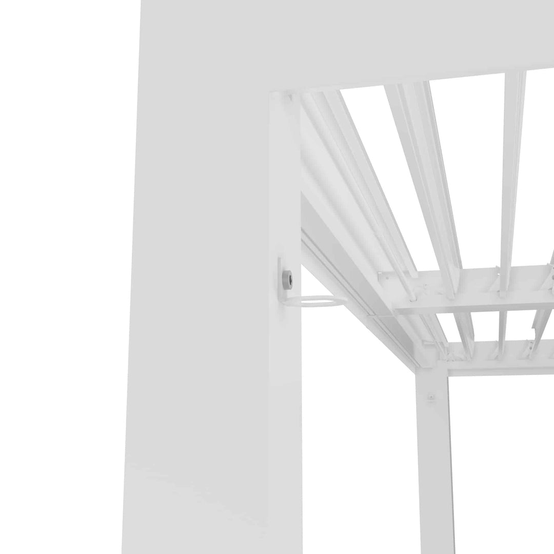 10'x12' Aurora Metall-Pergola mit verstellbaren Lamellen
