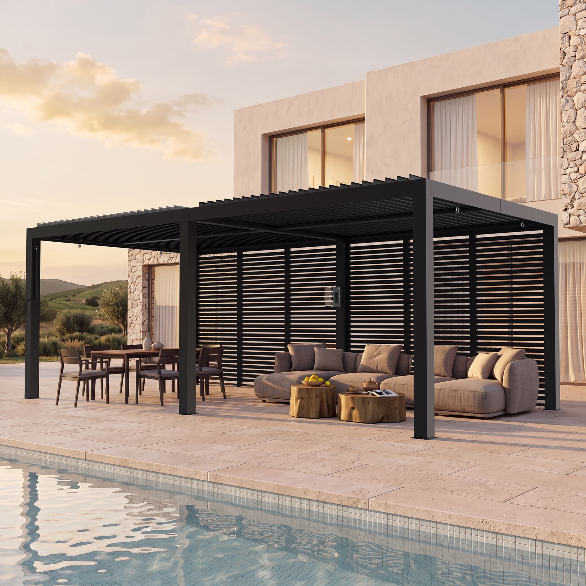 10x20-aurora-metal-pergola-with-adjustable-louver – Modern Shade