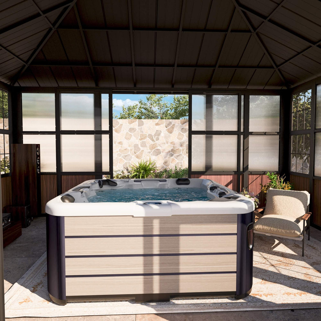 12'x16' Clario Solarium Hardtop Gazebo with Built-in TV Mount