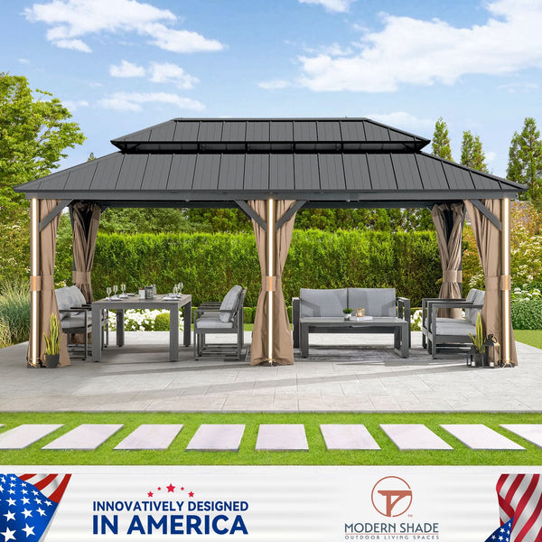12x20 Four Seasons Aluminum Hardtop Gazebo