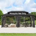 12'x20' Mosquito Netting for Gazebo with Two-way Zipper