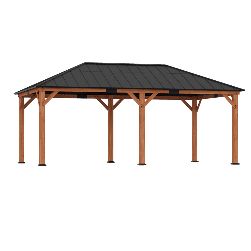 12'x20' Tranquil Grove Cedar Hardtop Gazebo