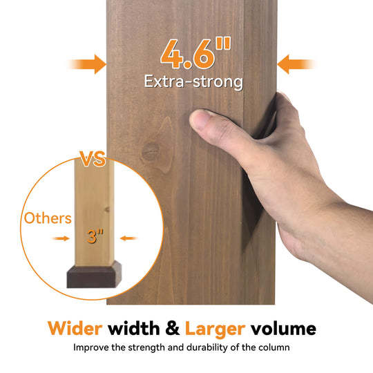 20'x20' Supreme Cedar Hardtop Gazebo with Sloped Roof