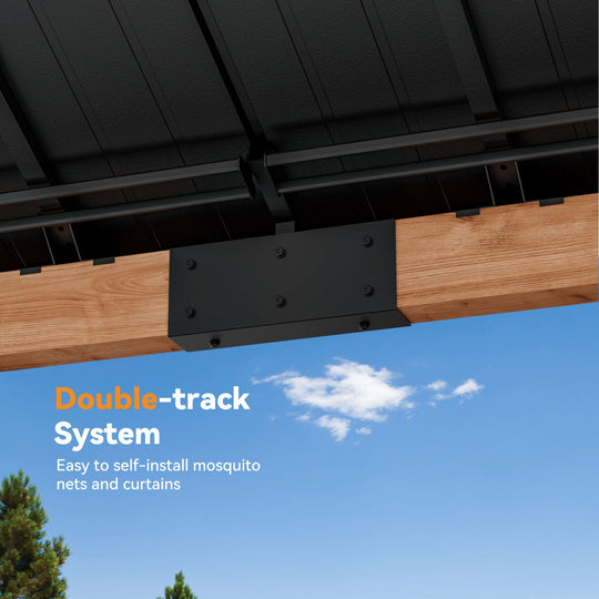 12×12 Tranquil Grove Cedar Hardtop Gazebo