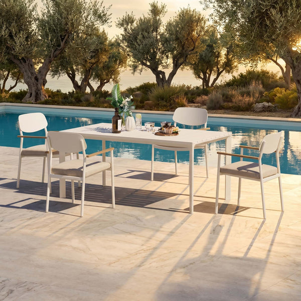 5-Piece Aluminum Outdoor Dining Set