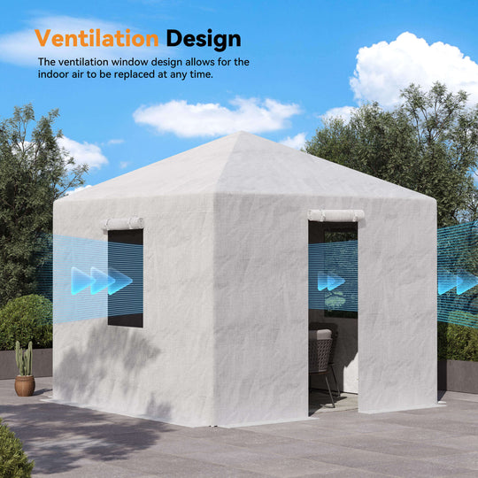 8x8 Winter Cover for Hardtop Gazebo