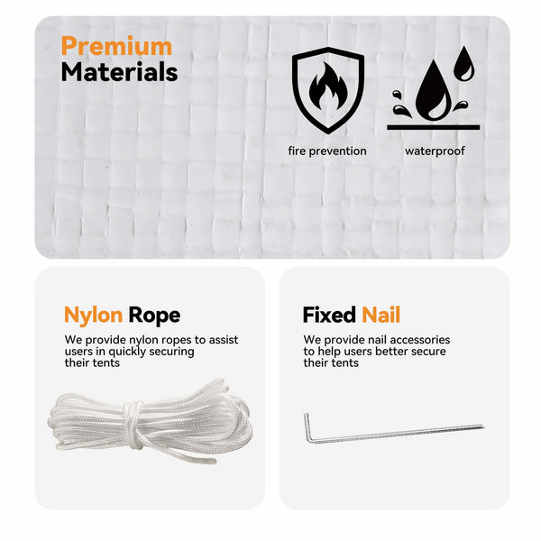 10'x12' Winter Cover for Hardtop Gazebo