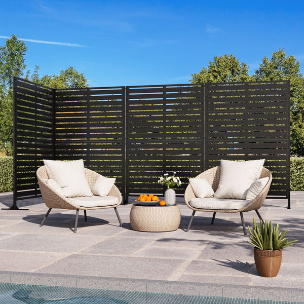 6x4 Metal Privacy Screens for Fence