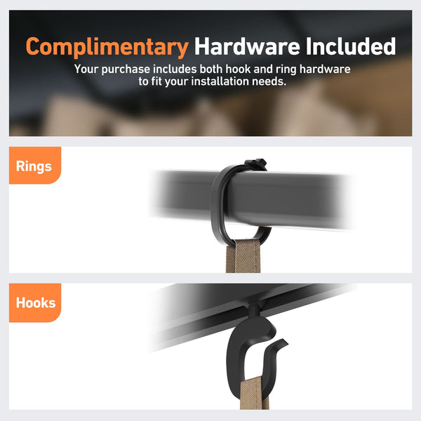 Yarn-dyed 12'x20' Privacy Curtain for Gazebo with Zipper