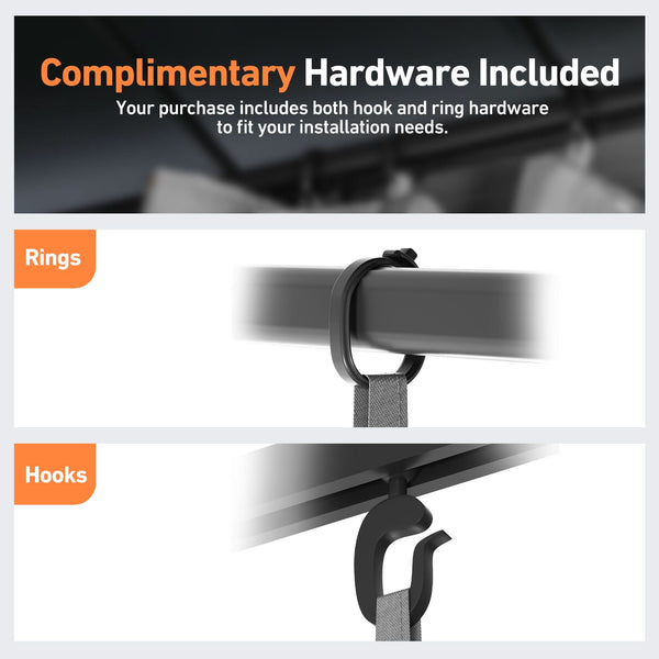 Yarn-dyed 10'x12' Privacy Curtain for Gazebo with Zipper