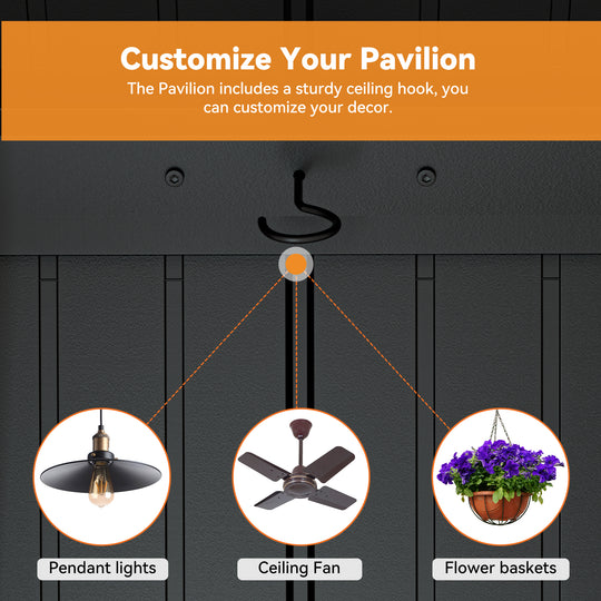 12x24 Tranquil Grove Cedar Hardtop Gazebo