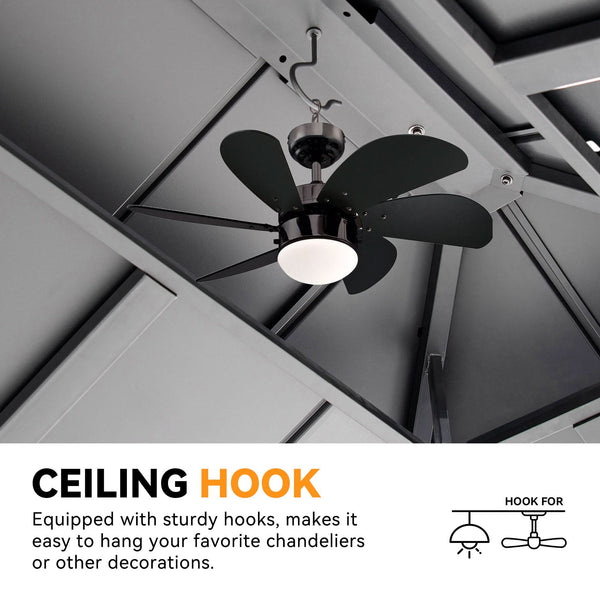 10'x12' Four Seasons Aluminum Hardtop Gazebo