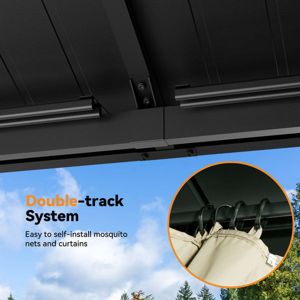 12x24 The Horizon Metal Hardtop Gazebo