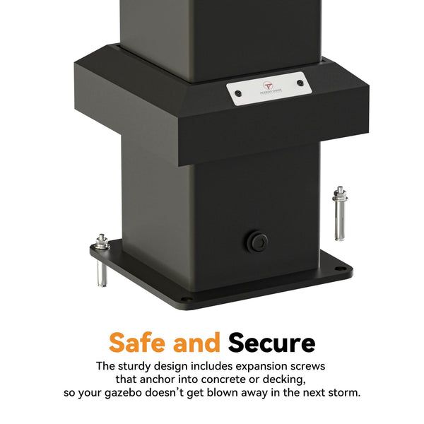 12'x24' The Horizon Metal Hardtop Gazebo