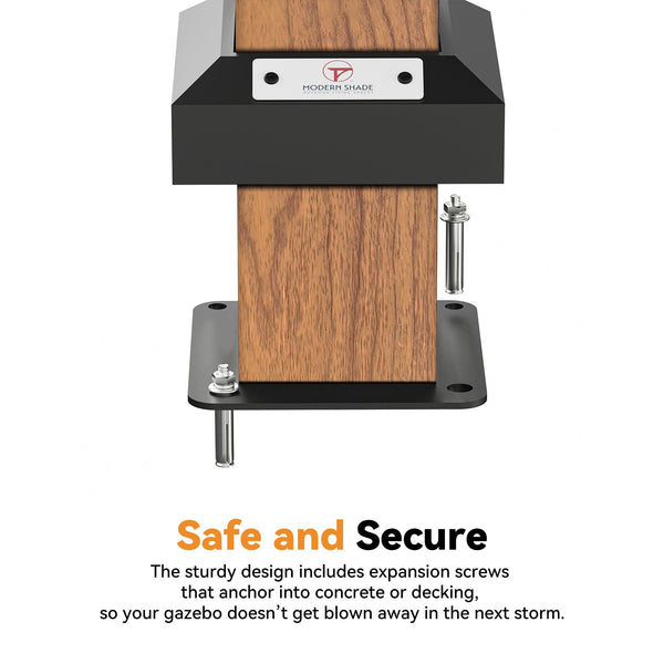 12'x20' The Horizon Metal Hardtop Gazebo