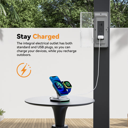 10x20 Aurora Metal Pergola with Adjustable Louver