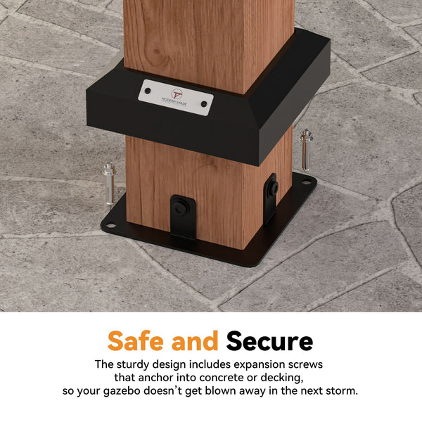 12x24 Tranquil Grove Cedar Hardtop Gazebo