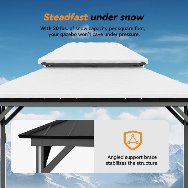 12x14 Four Seasons Aluminum Hardtop Gazebo